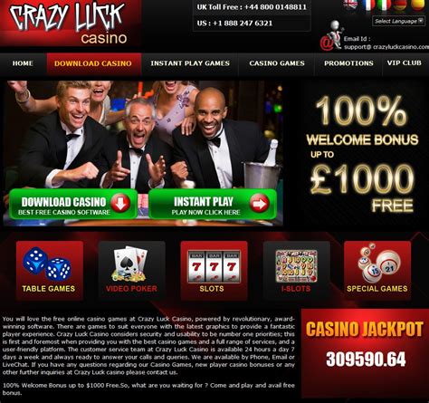 crazy luck casino review